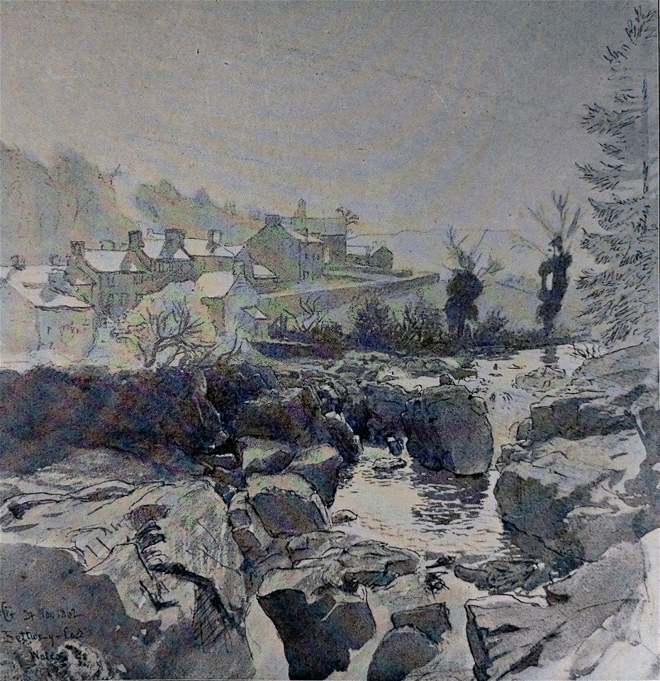 Hans gude--Landsbyen bettws I wales