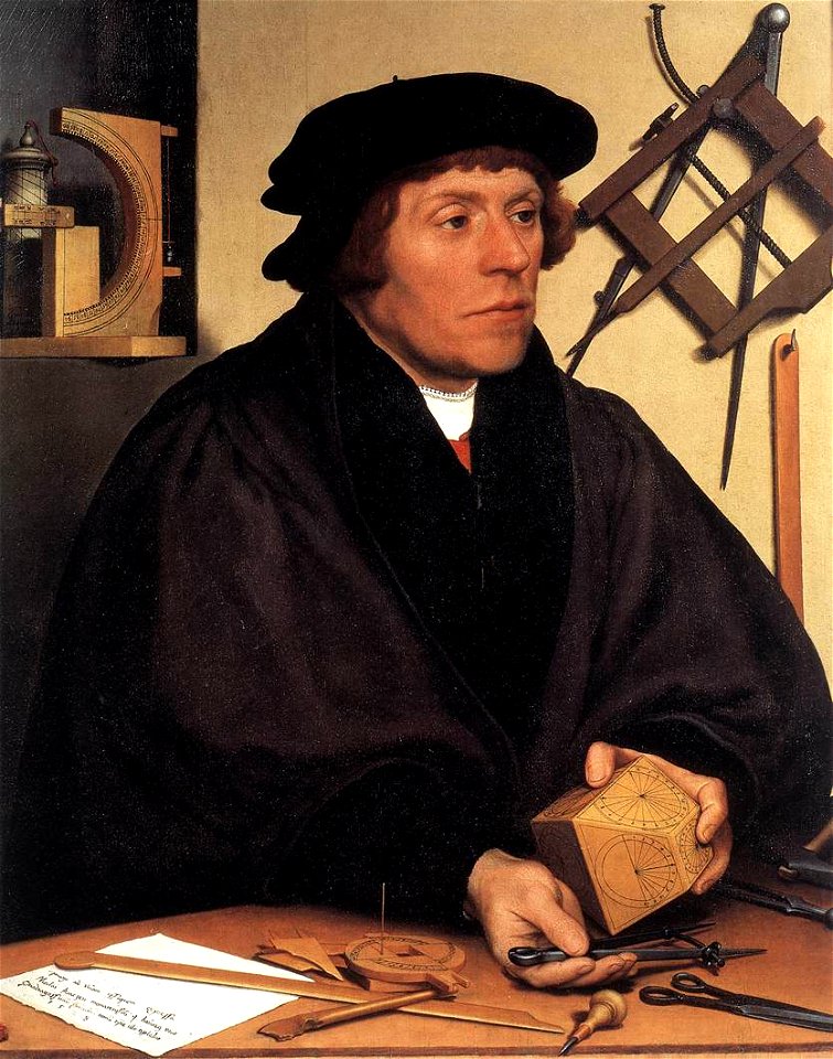 Hans Holbein d. J. - Portrait of Nikolaus Kratzer - WGA11530