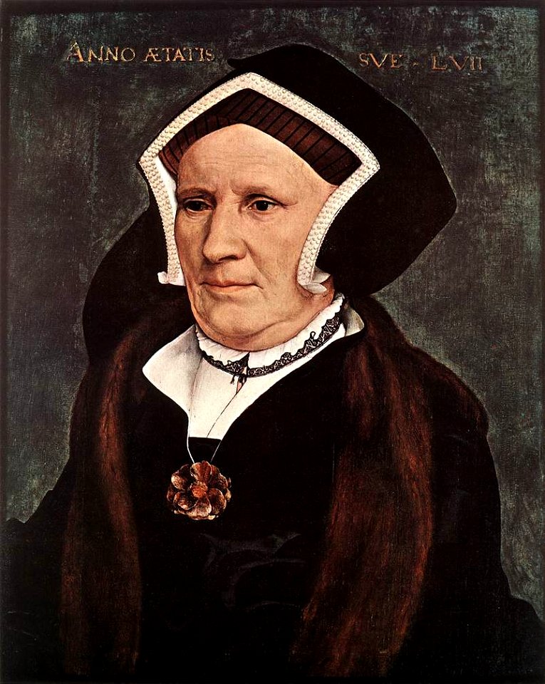Hans Holbein d. J. - Portrait of Lady Margaret Butts - WGA11580