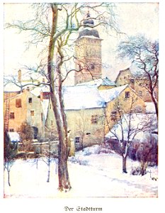 Hans Götzinger Der Stadtturm 1922 dgE