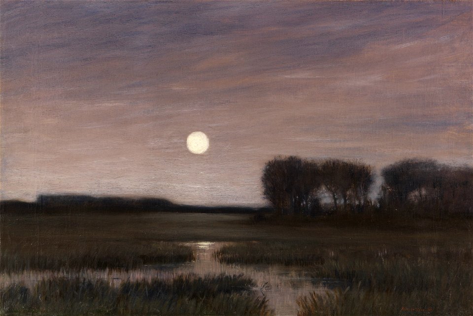 Hans am Ende Mondaufgang c1900