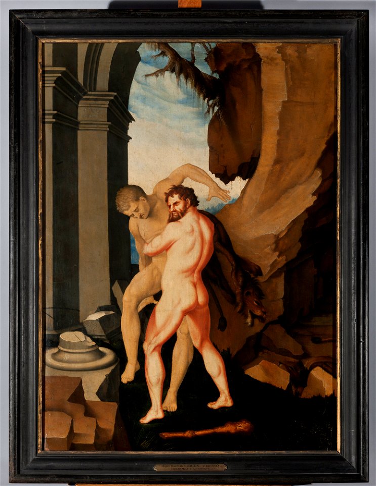 Hans Baldung - Hercules and Antaeus - M.Ob.837 - National Museum in Warsaw
