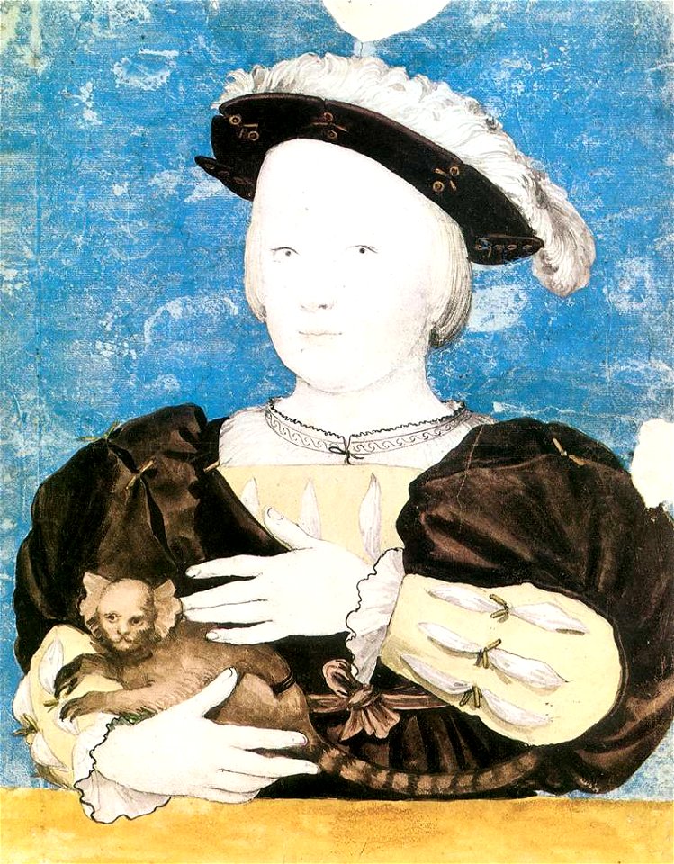 Hans Holbein d. J. - Edward, Prince of Wales, with Monkey - WGA11608