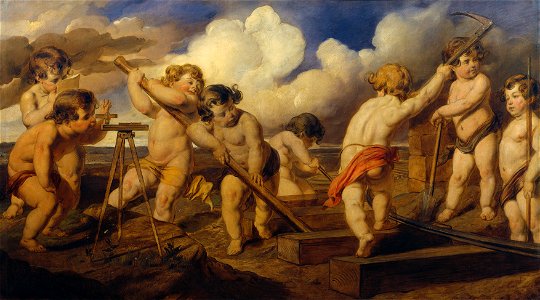 Hans Canon - Putten beim Bahnbau - 1836 - Österreichische Galerie Belvedere