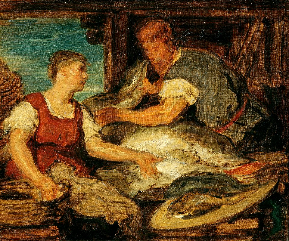 Hans Canon - Die Fischverkäuferin - 1760 - Österreichische Galerie Belvedere