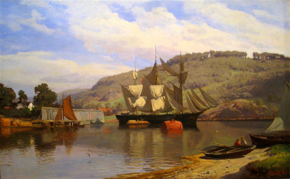 Hans Gude - Seiltørk - IMG 9324 (cropped)