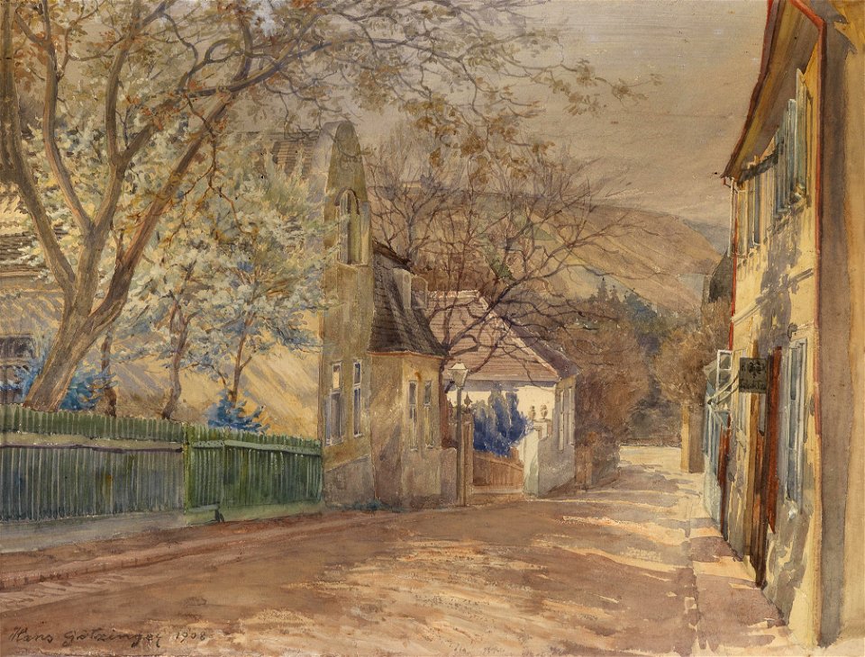 Hans Götzinger Das Therese-Krones-Haus in Heiligenstadt 1908