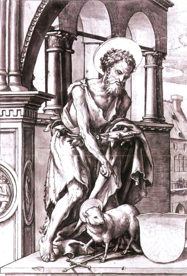 Hans Holbein d. J. - St John the Baptist - WGA11588