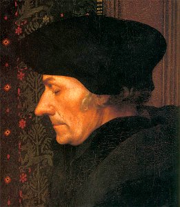 Hans Holbein d. J. - Erasmus (detail) - WGA11500