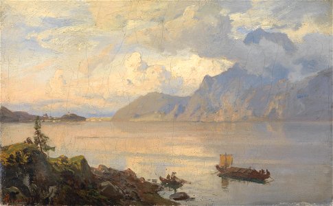 Hans Frederik Gude Traunsee 1871