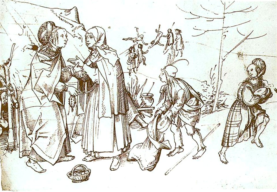 Hans Burgkmair d. Ž. - Gypsies in the Market - WGA03696