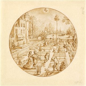 Hans Bol - The month April (Taurus)