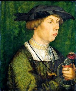 Hans Holbein (I) - Portret van een lid van de Weiss familie - SG 457 - Städel Museum. Free illustration for personal and commercial use.