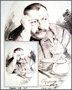 Hans Gyenis, Porträt Soldat 25 Jan.1916