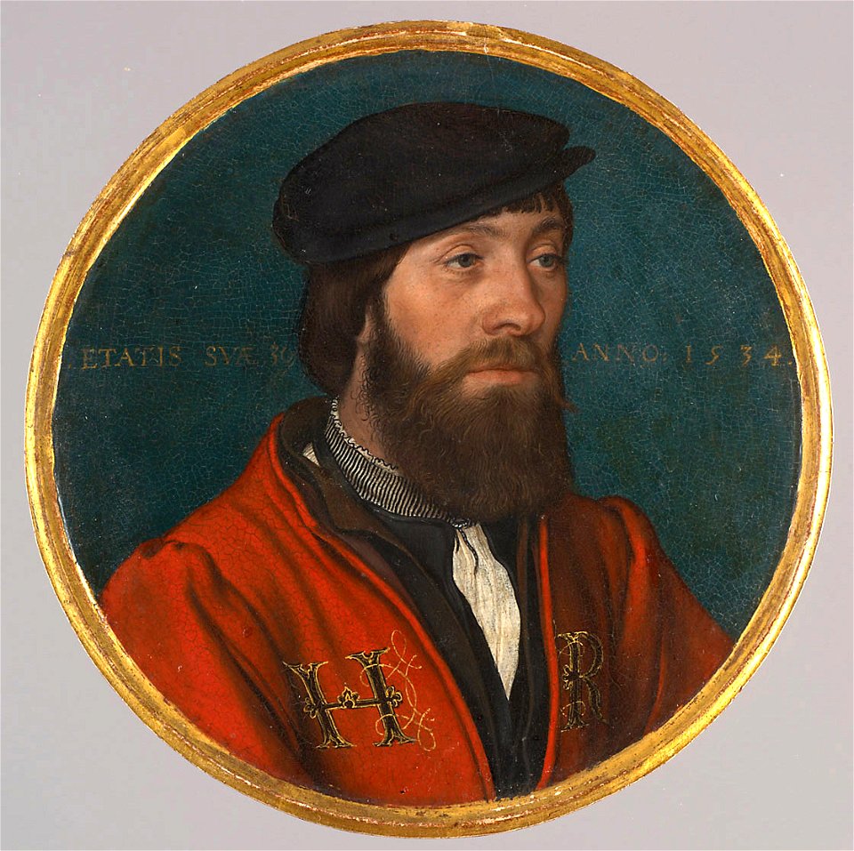 Hans Holbein d. J., , Kunsthistorisches Museum Wien, Gemäldegalerie - Ein Hofbediensteter König Heinrichs VIII. - GG 5432 - Kunsthistorisches Museum