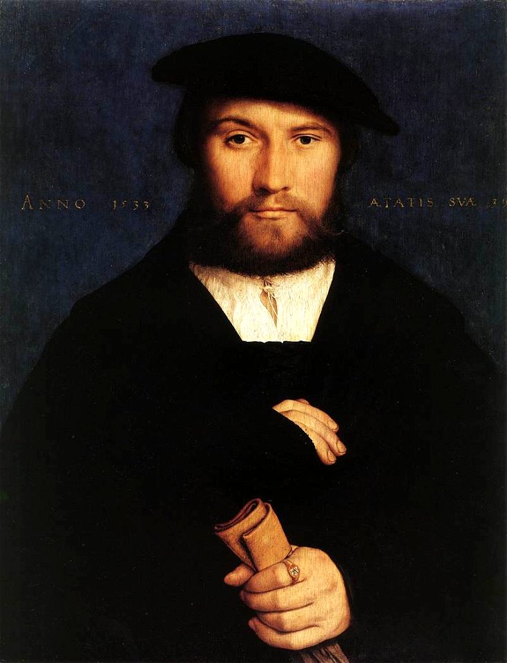 Hans Holbein d. J. - Portrait of a Member of the Wedigh Family - WGA11544