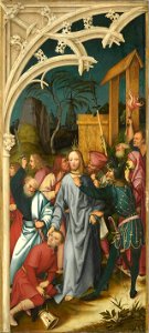 Hans Holbein d. Ä. - Kaisheimer Altar, Gefangennahme Christi - 729 - Bavarian State Painting Collections