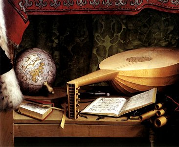 Hans Holbein d. J. - The Ambassadors (detail) - WGA11556