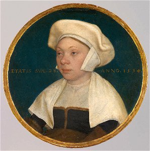 Hans Holbein d. J., , Kunsthistorisches Museum Wien, Gemäldegalerie - Die Frau eines Hofbediensteten König Heinrichs VIII. - GG 6272 - Kunsthistorisches Museum