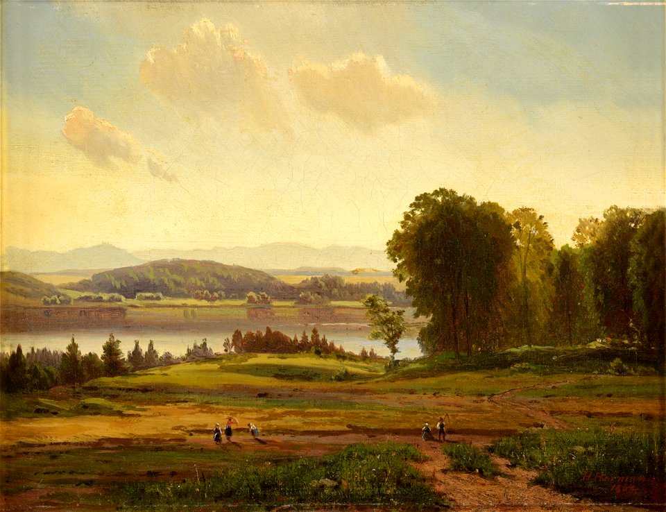 Hans Herrmann Flusslandschaft 1864
