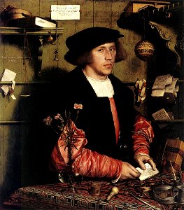 Hans Holbein The Younger Portrait of the merchant Georg Gisze 1532