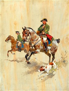 Hans Haag Aufbruch zur Jagd