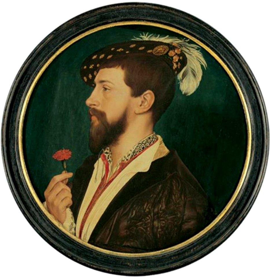 Hans Holbein (II) - Portret van Simon George van Cornwall - 1065 - Städel Museum