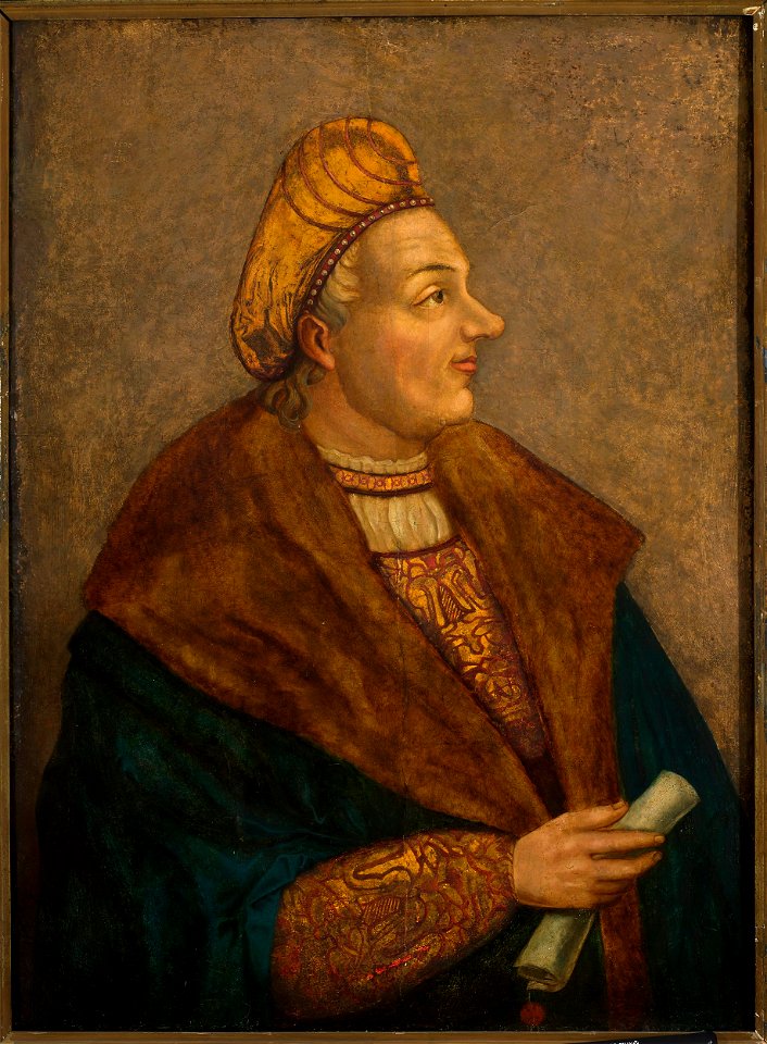 Hans Dürer - Portrait of Sigismund I the Old^ (1467–1548), king of Poland - MP 3177 - National Museum in Warsaw