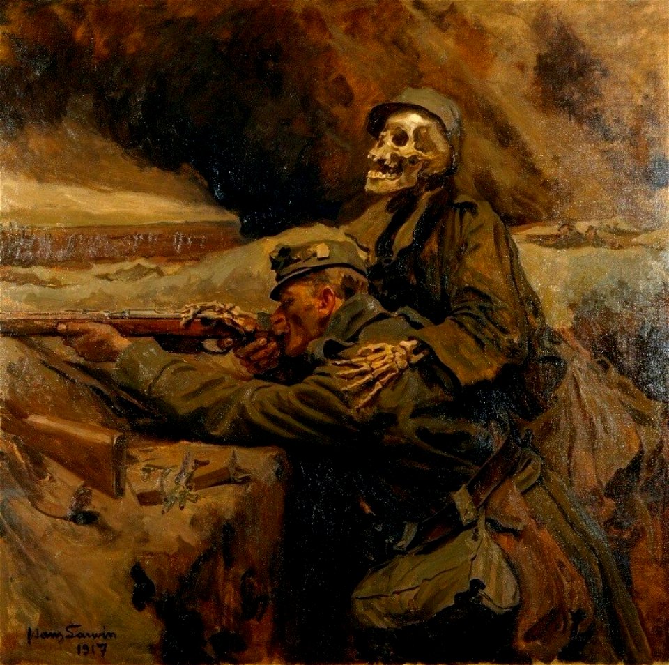 Hans Larwin - Soldat und Tod - 1917