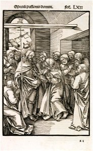 Hans Leonhard Schäufelein - Thomas Doubting Christ's Wounds - Google Art Project