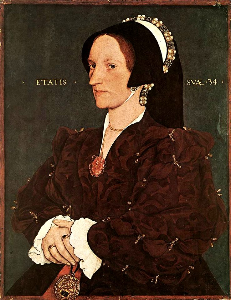 Hans Holbein d. J. - Portrait of Margaret Wyatt, Lady Lee - WGA11574
