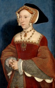 Hans Holbein d. J., , Kunsthistorisches Museum Wien, Gemäldegalerie - Jane Seymour (um 1509-1537) - GG 881 - Kunsthistorisches Museum