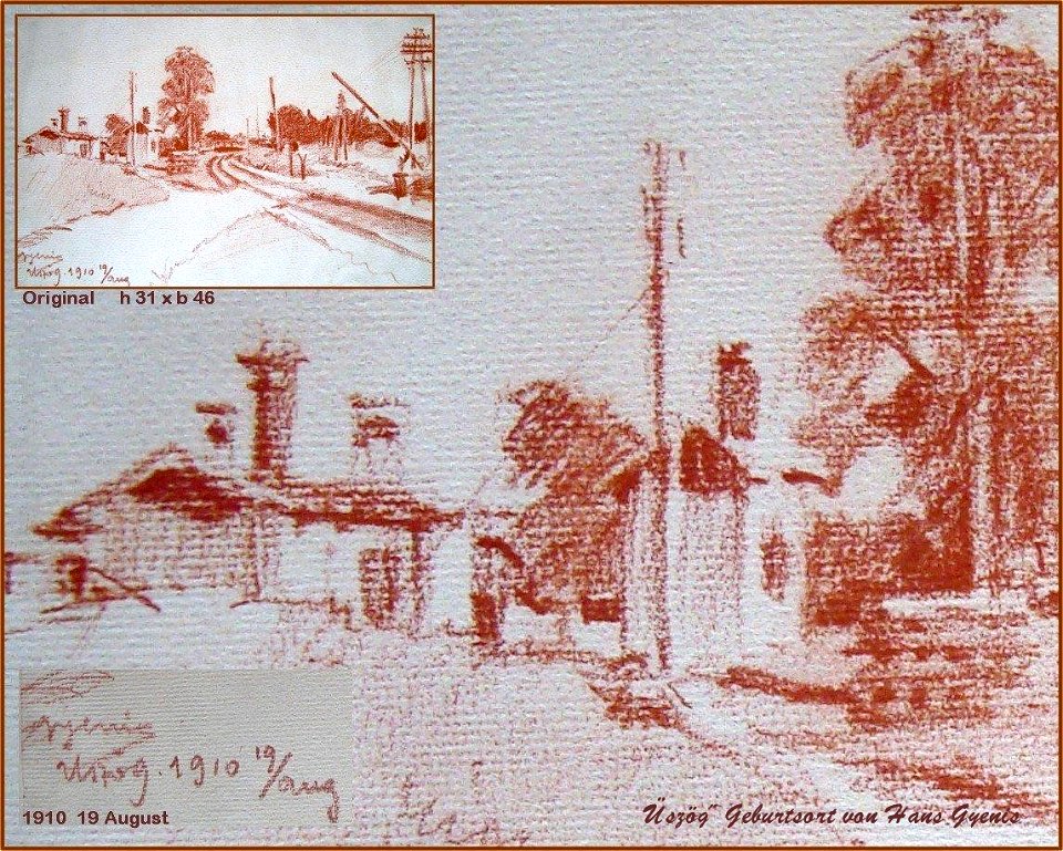Hans Gyenis, Die Dascha an der Bahnlinie