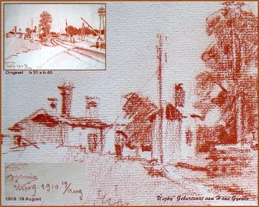 Hans Gyenis, Die Dascha an der Bahnlinie