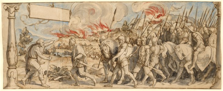 Hans Holbein d. J. - Samuel flucht Saul, 1530