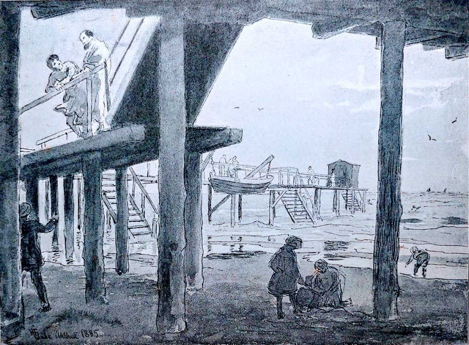 Hans gude--badehus i ahlbeck--1885