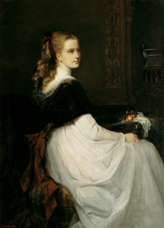 Hans Makart - Porträt Eugenie Scheuffelen - 2363 - Österreichische Galerie Belvedere
