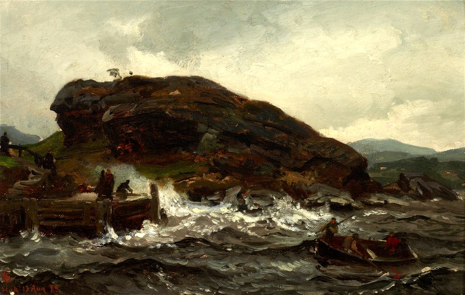 Hans Gude - Tordenveirsstudie (1873)