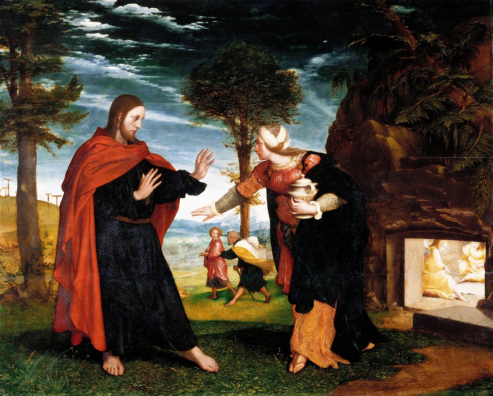 Hans Holbein the Younger - Noli Me Tangere - Google Art Project