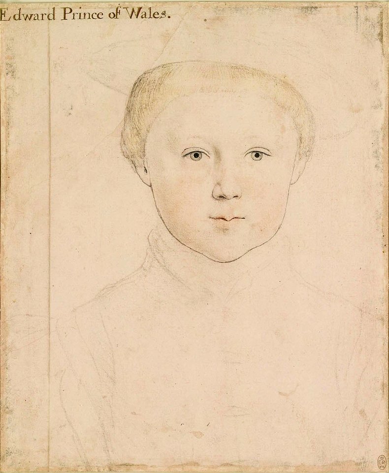 Hans Holbein the Younger - Edward, Prince of Wales RL 12201