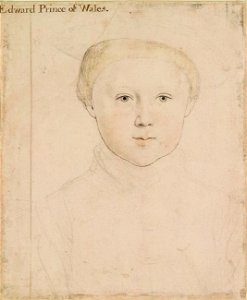 Hans Holbein the Younger - Edward, Prince of Wales RL 12201