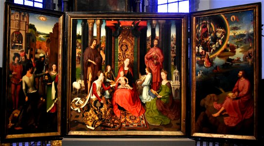 Hans Memling (ca.1430-40 – 1494) Altaarstuk van Johannes de Doper en Johannes de Evangelist Sint-Janshospitaal (Brugge) 16-08-2019