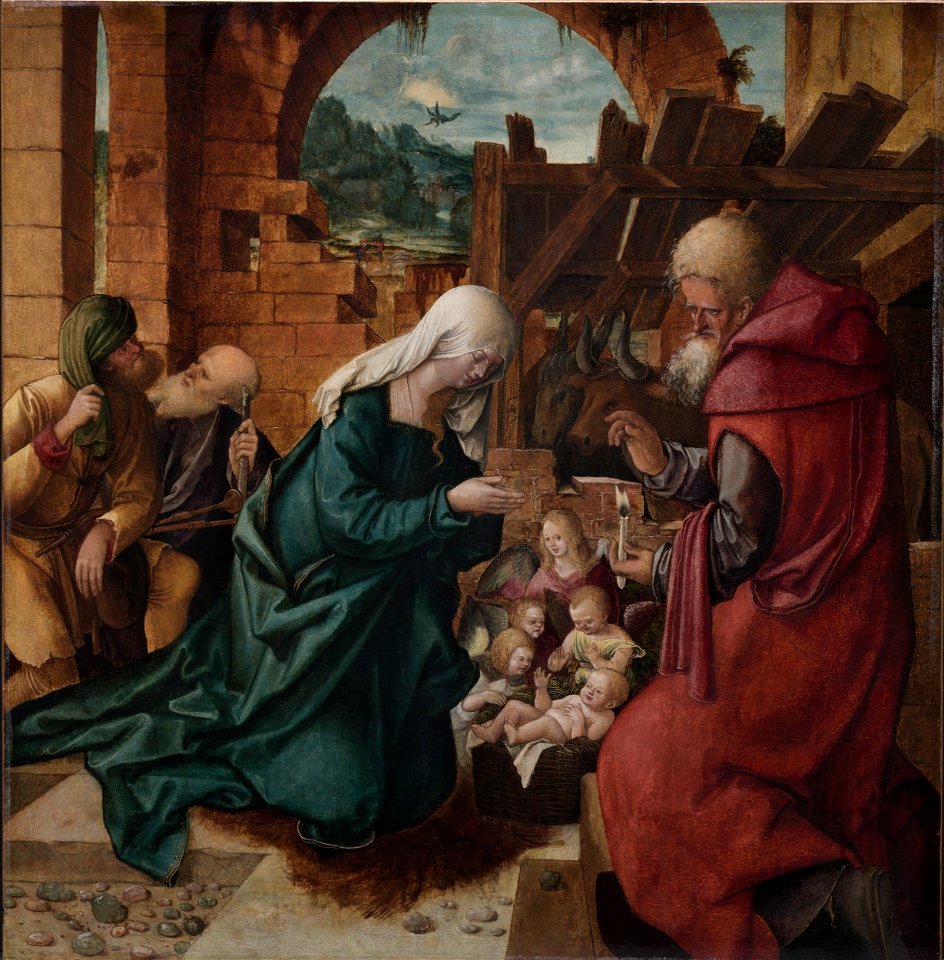 Hans Leonhard Schäufelein - Adoration of the Shepherds - 1916.807 - Cleveland Museum of Art