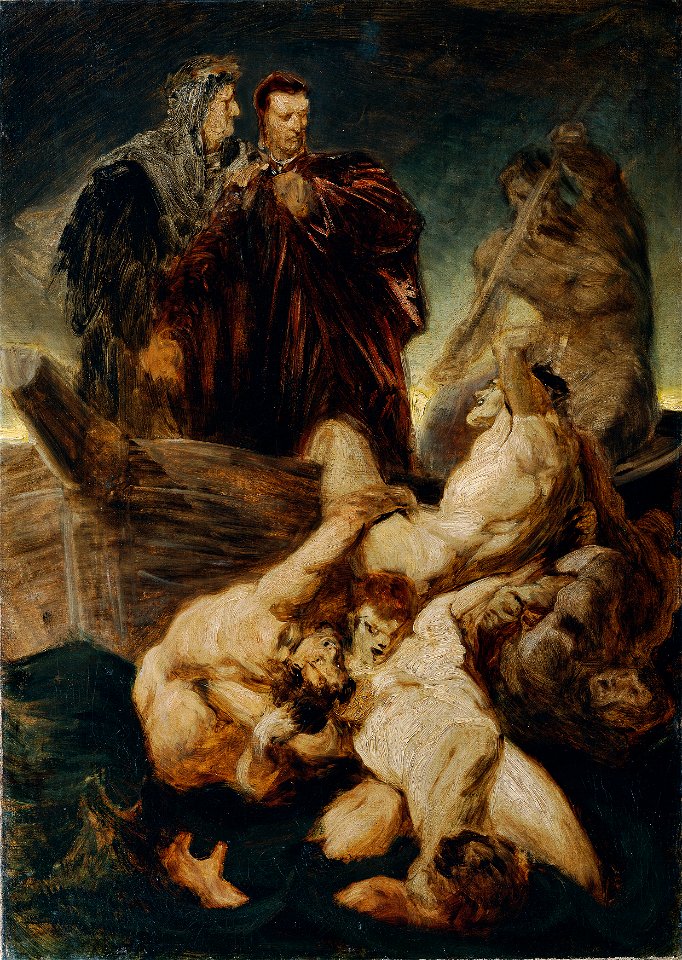 Hans Makart - Dante und Vergil im Inferno - 3882 - Österreichische Galerie Belvedere