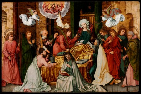 Hans Holbein the Elder - The Dormition of the Virgin - Google Art Project. Free illustration for personal and commercial use.