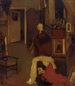 Hans Looschen Im Atelier