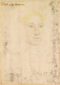 Hans Holbein the Younger - Lady Borough RL 12193. Free illustration for personal and commercial use.