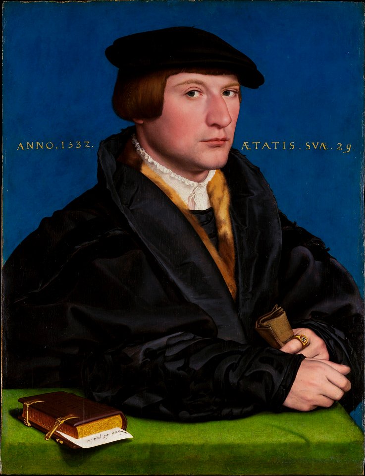 Hans Holbein d.J. - Porträt eines Mitgliedes der Familie Wedigh