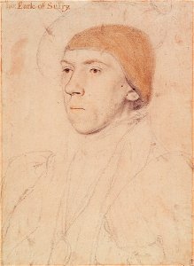 Hans Holbein the Younger - Henry Howard, Earl of Surrey RL 12216. Free illustration for personal and commercial use.