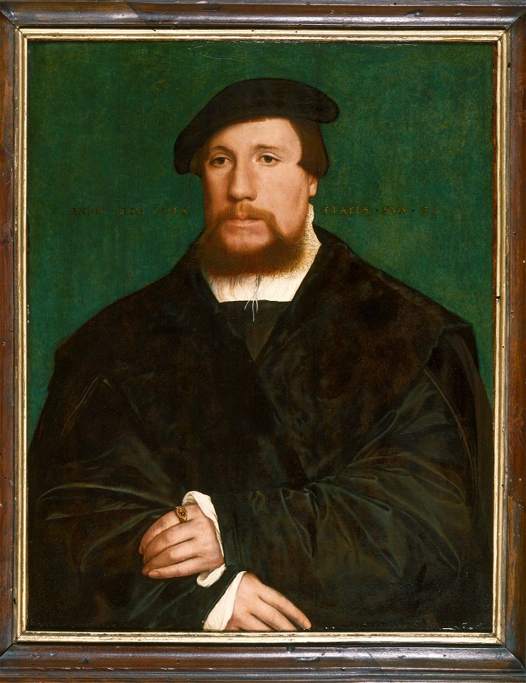 Hans Holbein the Younger - Portrait of a Hanseatic Merchant - 1977.187 - Yale University Art Gallery